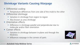 Understanding Warpage and Shrinkage in Moldflow Insight Part 1 [upl. by Eirolam769]