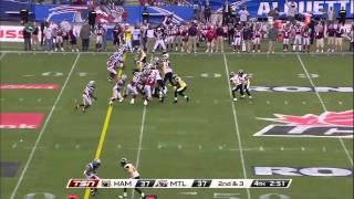 CFL Eastern SemiFinal Recap Hamilton 52 Montreal 44  November 13 2011 [upl. by Hebe]