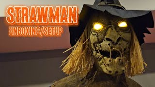 Spirit Halloween 2023 Strawman UnboxingSetup [upl. by Nossila]