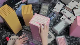 Domikey Keycap Storage Box filmed by XIXI [upl. by Marchak]