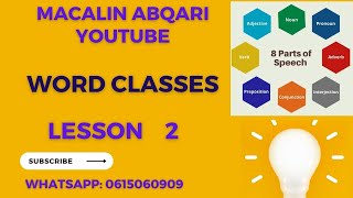 AfSomaali ku baro Eight part speech  lesson 2 [upl. by Sabas]