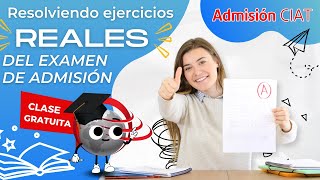 Resolviendo Ejercicios Reales Del Examen De Admision [upl. by Iadam]