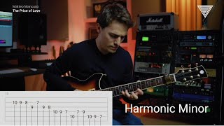 Matteo Mancusos Harmonic Minor Lick [upl. by Nwadahs498]