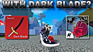 Dark Blade combo with Sanguine Art in Blox Fruits [upl. by Sidra]