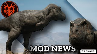 TROPEOGNATHUSCERATOSAURUS AND MORE  PATH OF TITANS  MOD NEWS [upl. by Cristina]