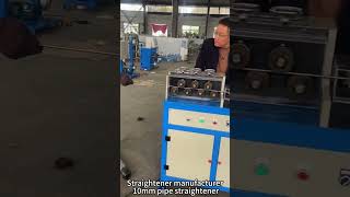 machine factoryIndustrial Machines Steel Tube Straightener Machine For 58quot Copper Pipes [upl. by Aneema190]