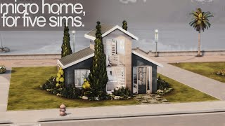 i did a MICRO home for FIVE sims [upl. by Banyaz]