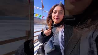 Tsomgo Lake beautiful than ever ❄️🤍 tsomgo travel travelvlog sikkim [upl. by Nanyk316]