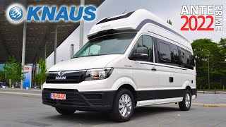 Anteprime 2022 Knaus nuovi modelli su meccanica MAN TGE e restyling per i motorhome compatti Van I [upl. by Odnalor377]