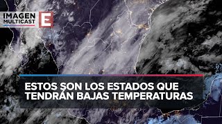 Reporte del clima Vaguada polar en México con lluvias y vientos fuertes [upl. by Nevyar]