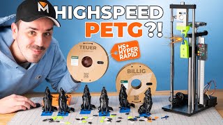 PETG HIGHSPEED Filament  Quatsch oder genial PETGHS amp PLA Test [upl. by Yelyk519]