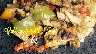 CABBAGE amp CHICKEN STIR FRY cookingwithjudycaldwell [upl. by Lebna572]