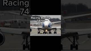 Racing a boeing 747SP aviation racing 747 boeing [upl. by Tailor701]