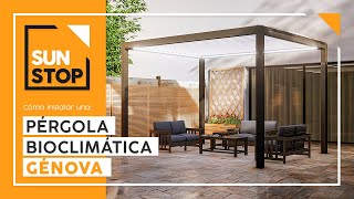 Cómo instalar pérgola bioclimática Génova – Sun Stop [upl. by Seavey]