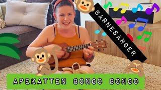 Apekatten Bongo Bongo  BarneTV  Norsk  Barnesanger  Jungel  Instrumenter [upl. by Annoid]