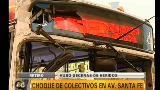 Choque de colectivos en Santa Fe testimonios de vecinos  Telefe Noticias [upl. by Solly]