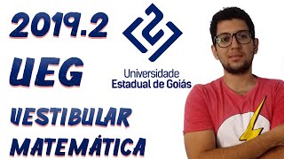 UEG 20192  Questão 14  Matemática [upl. by Prem63]