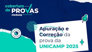 Live de Apuração e Correção  Prova de R1 da UNICAMP 2025  Cobertura de Provas Medway [upl. by Zweig]