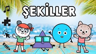 Şekiller Şarkısı Şekilleri Öğrenelim ve Etkinlikler Yapalım [upl. by Tyson]