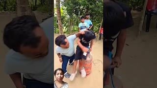 Padne ke gas cylinder bharane ki competition new version💥😜🤣😱😎shorts shortvideo comedy funny [upl. by Obrien246]