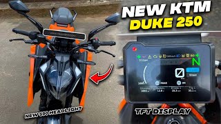 2025 Finally KTM DUKE 250 20 Launched In India  5 New Changes 😘 New TFT Display New Headlight😍 [upl. by Drannel]