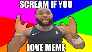 Lebron James Scream If you Love MEME [upl. by Crin]