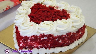 Eggless Red Velvet Cake  Easy Cake Recipe for Beginners  Start To Finish  Food Connection [upl. by Nawd767]