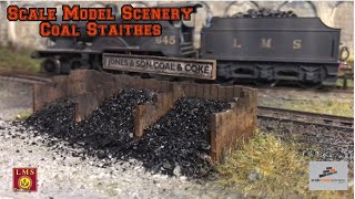 Scale Model Scenery  Coal Staithes  Model Railway [upl. by Hambley]