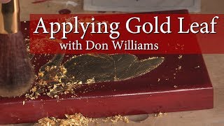 Applying Gold Leaf [upl. by Beverlee850]