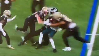 Scary Hit 💔 Eagles DeVonta Smith Concussion Vs Saints After Suffering Injury in NFL Week 3 Game [upl. by Welcher884]