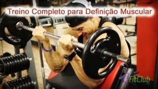 Treino para Definição Muscular [upl. by Nwahs]