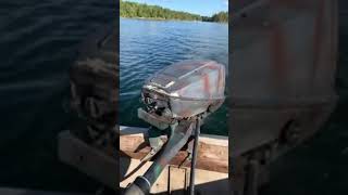 1982 Evinrude 15hp outboard motor [upl. by Irabaj]