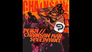 Denji  Chainsaw Man Speedpaint [upl. by Yleen350]