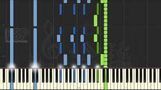 Piano Solo Tutorial  Final Fantasy XV  Magna Insomnia Full Version FF15 PS4 GAME synthesia [upl. by Annaerb]