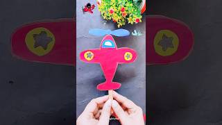 Easy Diy kids Paper craft🛩️❤️😨shorts trending viralvideo funny story flight diy craft kids [upl. by Eilahs]