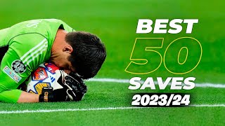 Best 50 Goalkeeper Saves 2024 HD  13 [upl. by Arda]