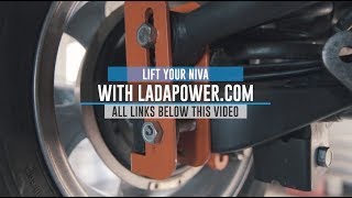 Lada Niva 4x4 Urban Taiga Tuning Lift Kit Installation Guide Ladapowercom [upl. by Saerdna]