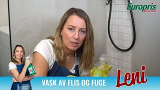 Vask av fuger og fliser  Effekt Universal Rengjøring [upl. by Hooper801]