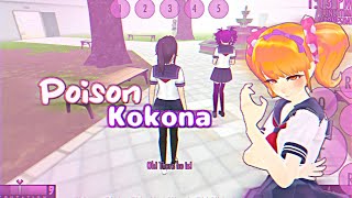 【 Yandroid Simulator 】How to poison kokona 😛💌 yandere simulator port [upl. by Bergen]