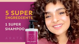 Aratas Super Shampoo Fights Hair Fall  With 5 Super Natural Ingredients [upl. by Eneres441]