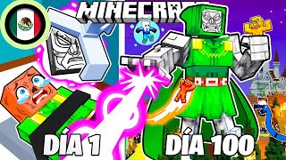 ¡Sobreviví 100 DÍAS como DOCTOR DOOM en Minecraft HARDCORE [upl. by Kaslik]