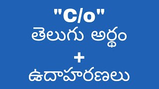 Co meaning in telugu with examples  Co తెలుగు లో అర్థం meaningintelugu [upl. by Aran]