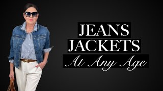 Jeans Jackets but CHIC  Fashion Over 50 [upl. by Leira]