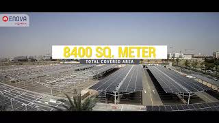 Enova Solar Timelapse Video  Dubai Outsource City [upl. by Darnell]