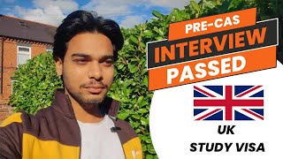 My UK Study Visa Interview  Pre  CAS UK University interview  Student Visa UK 🇬🇧 [upl. by Enelhtak320]