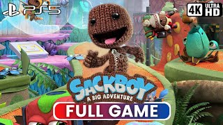 SACKBOY A BIG ADVENTURE  Full Game PS5 Gameplay 4K 60FPS [upl. by Clovah722]