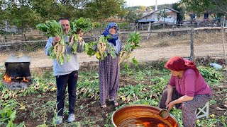 Köyde Yaşayan Büyük Bir Ailenin Zorlu Hayatı Türkiyede Köy Hayatı [upl. by Wivina719]