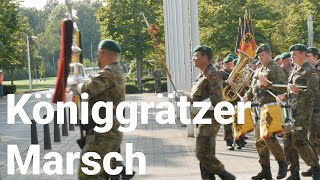 Einmarsch Ehrenformation Streitkräfteamt  Königgrätzer Marsch  Musikkorps der Bundeswehr [upl. by Naitsirc]