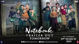 Notebook  Trailer Out Tomorrow  Zaheer Iqbal  Pranutan Bahl  Nitin Kakkar  29th March 2019 [upl. by Thackeray]