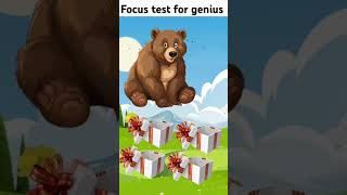 Focus test for genius  bhalu focustestforgenius bhalu cartoon viralshorts focustest [upl. by Hadeis]